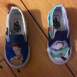 Painted Toy Story Vans